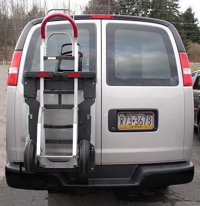 Chevy 2500 delivery van HTS-20S Swing Mount