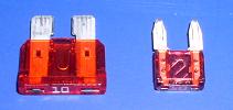 ATO Standard and ATM Mini automotive fuses