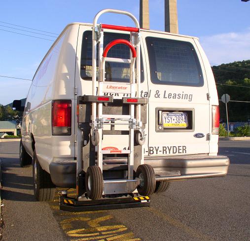 van racks - Ford E350 cargo delivery van