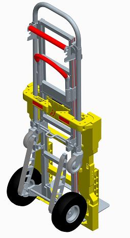 DHL YELLOW HTS B&P LIBERATOR CONVERTIBLE HAND TRUCK