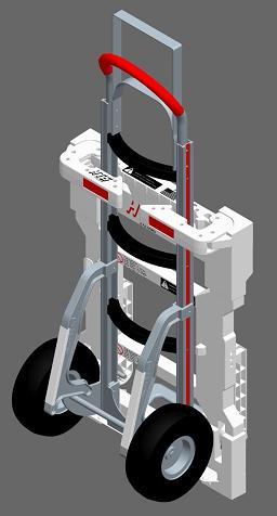 FEDEX WHITE HTS DIRECT MOUNT MAGLINER HAND TRUCK