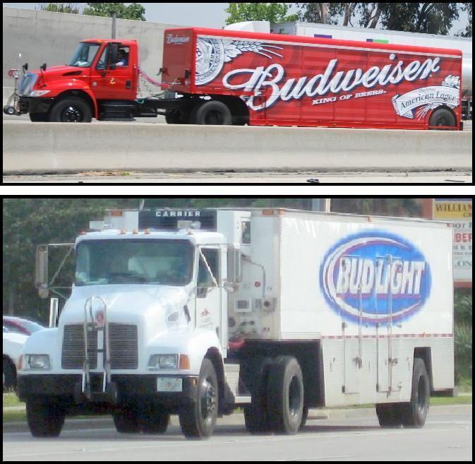 Navistar Budweiser  Kenworth T600 Bud Light