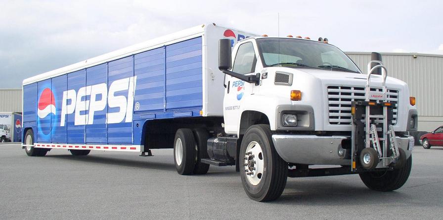 Pepsi Cola Bottling beverage truck