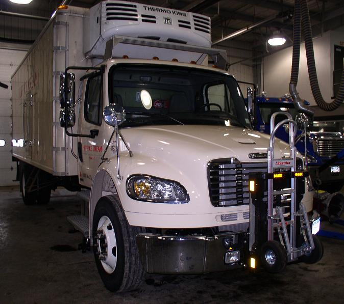 Ryder Leased Freightliner M2 Huff Ice Cream delivery truck Binghamton NY.