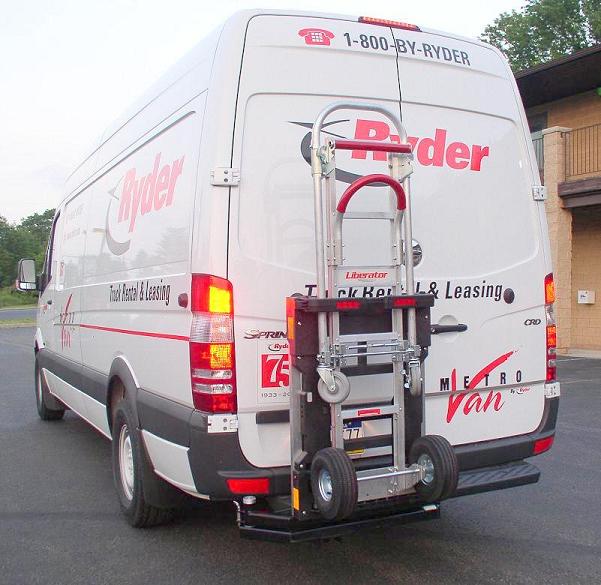 Sprinter parcel cargo van with HTS-20SSV Ultra-Rack