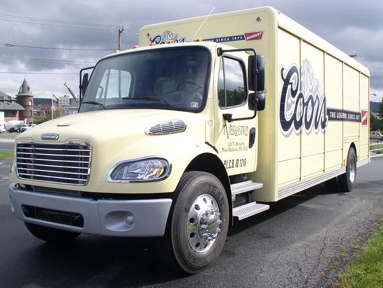 Freightliner M2 beverage truck