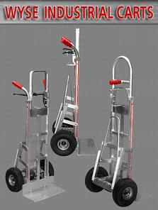 Wyse Industrial Carts - Wyse Patented Brake Hand Trucks